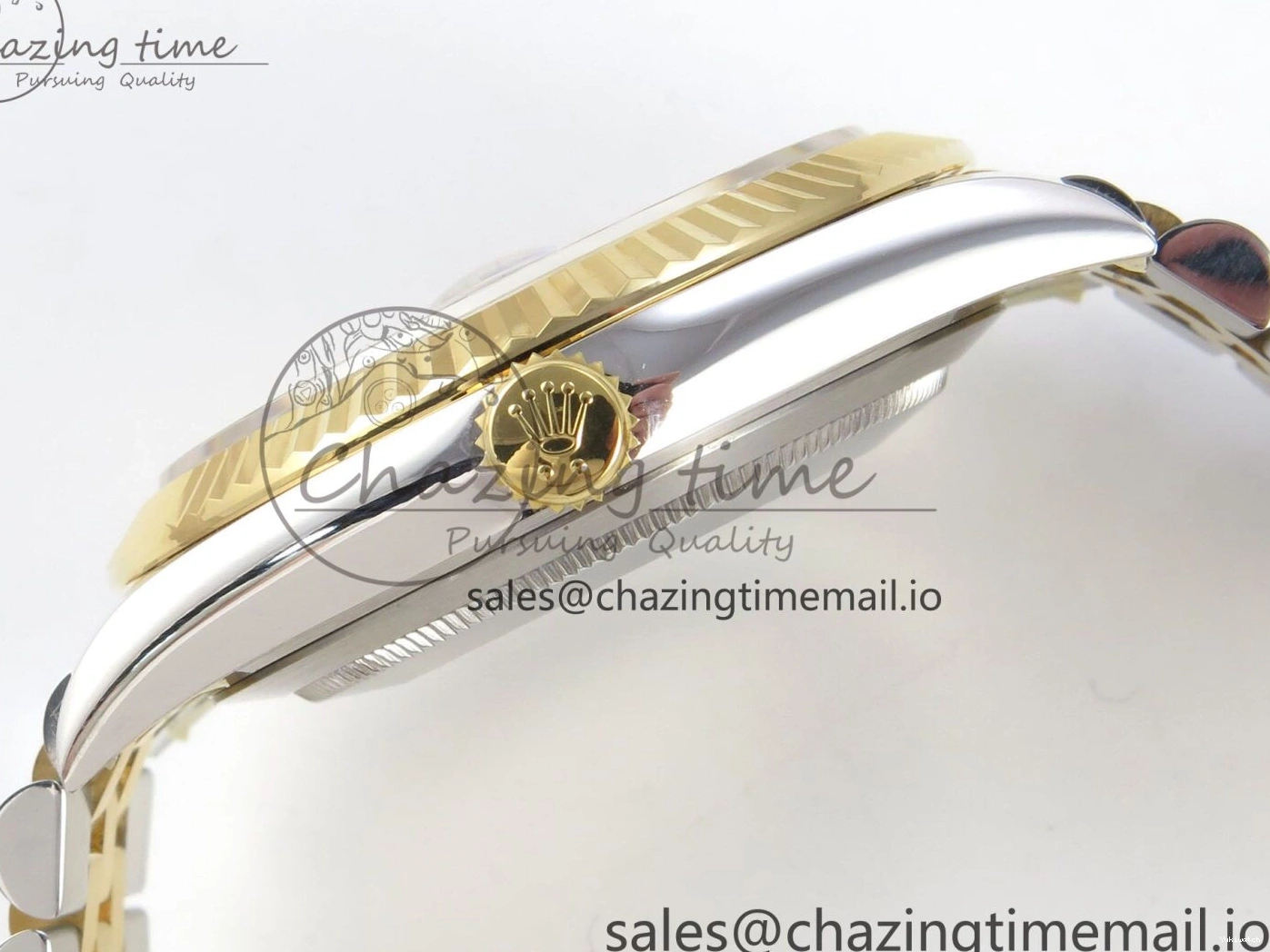 SS Edition Best Roman 1:1 DateJust Jubilee Bracelet Dial Gray 126333 (Weighted) 41 SH3235 ARF on YG 1228